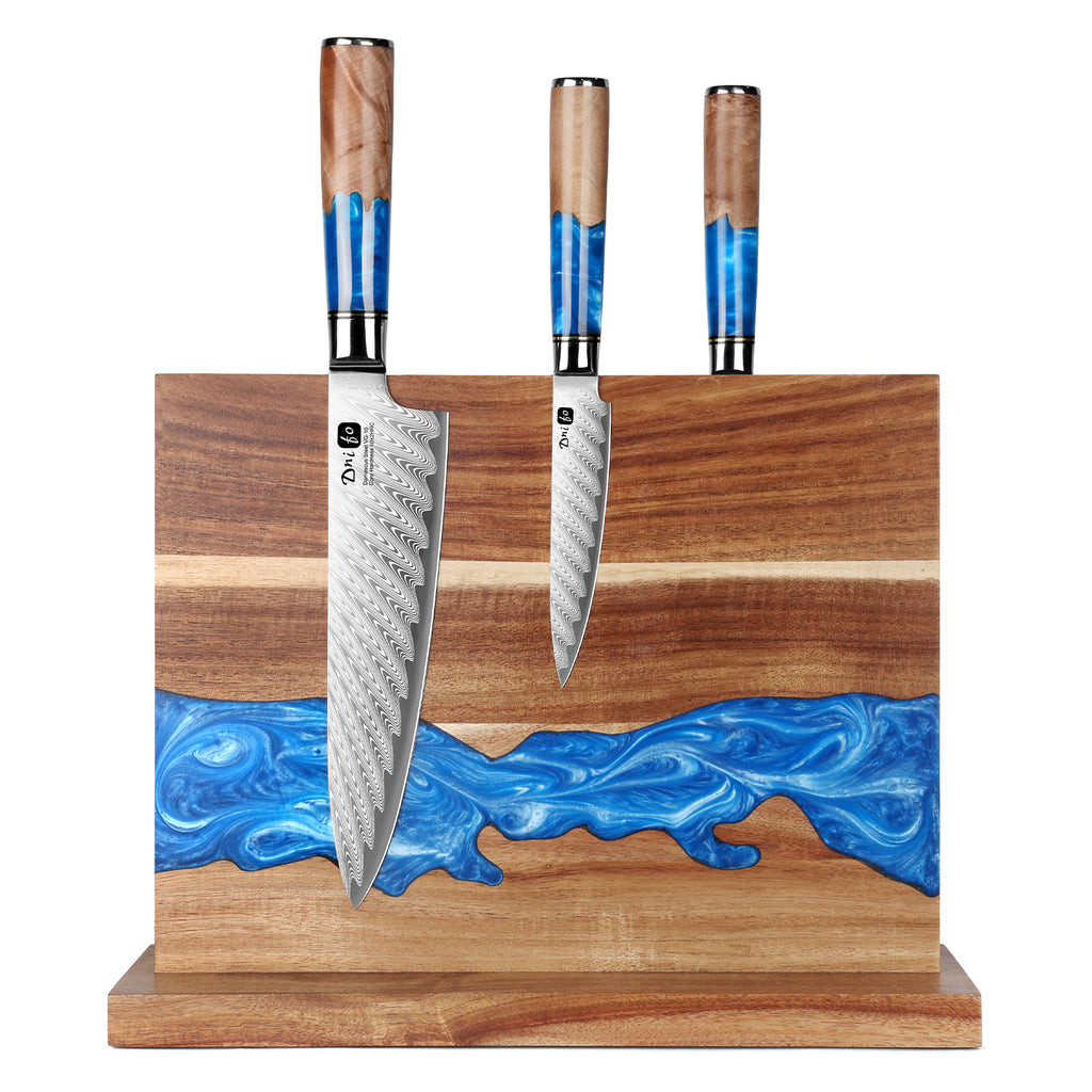 Home Kitchen Magnetic Knife Block Holder Rack Magnetic Stands with Strong Enhanced Magnets Multifunctional Storage Knife Holder