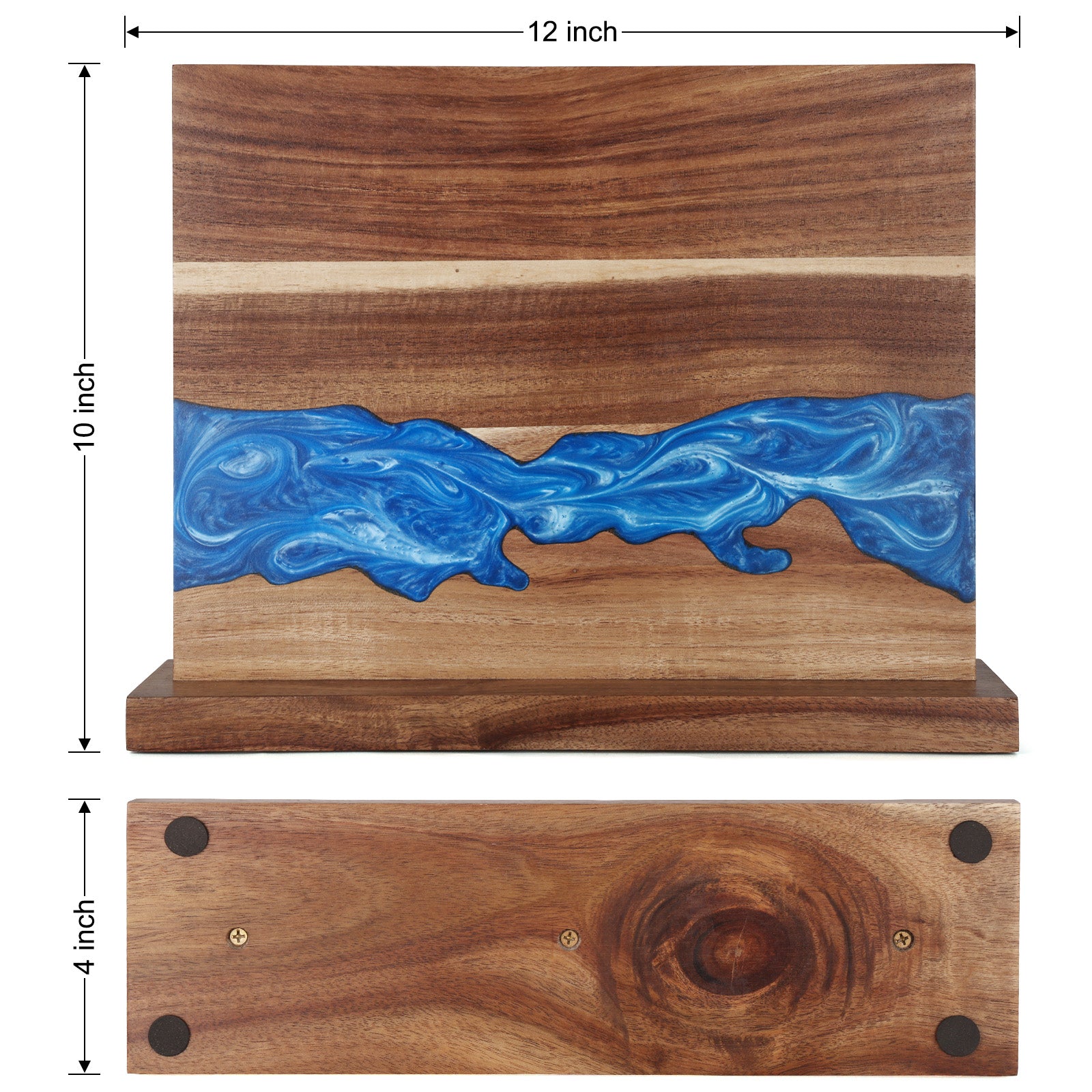 Home Kitchen Magnetic Knife Block Holder Rack Magnetic Stands with Strong Enhanced Magnets Multifunctional Storage Knife Holder